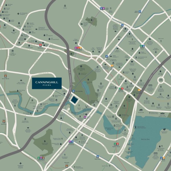 CanningHill_Piers_Location_Map canninghill piers condo location map near Fort Canning mrt